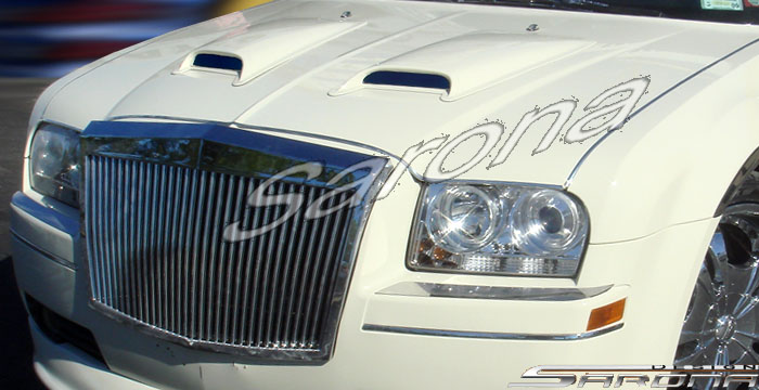 Custom Chrysler 300C  Sedan Hood Scoop (2004 - 2010) - $179.00 (Part #CR-001-HS)